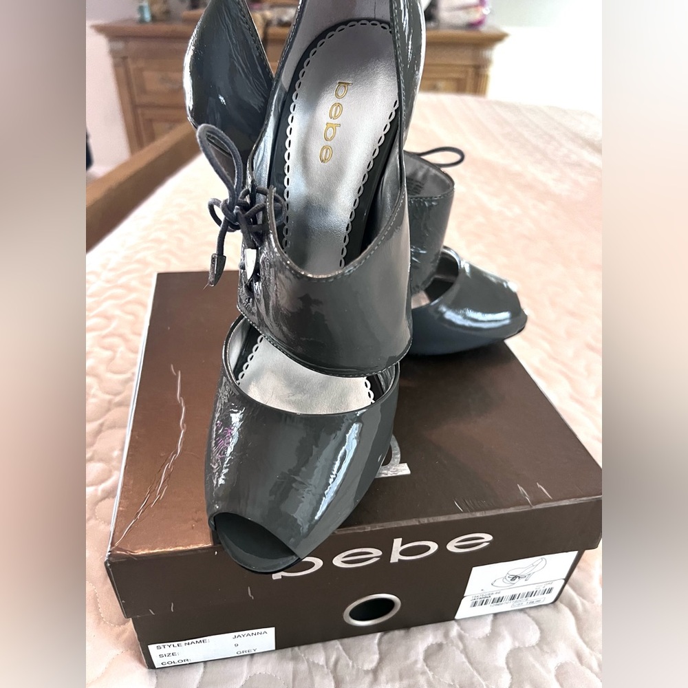Brand new Bebe patten leather shoes